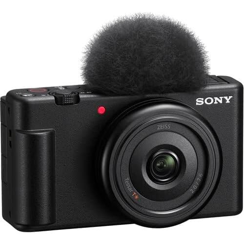 Cámara de Vlogging Sony ZV-1F Negra + Accesorios Completo