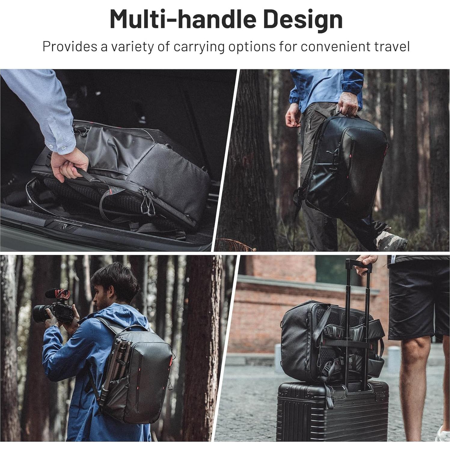 Mochila para cámara PGYTECH OneMo Lite 22L negra DSLR y dron