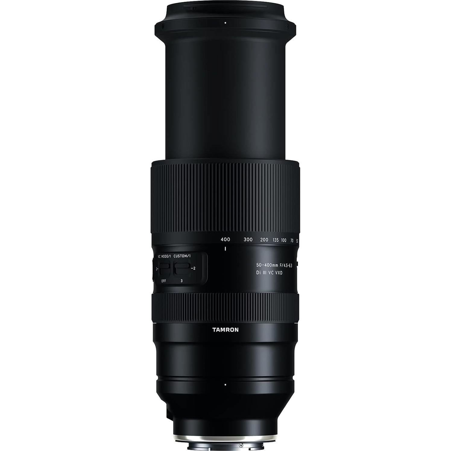 Tamron 50-400mm f/4.5-6.3 Di III VC VXD Lens for Sony Full Frame Mirrorless Cameras