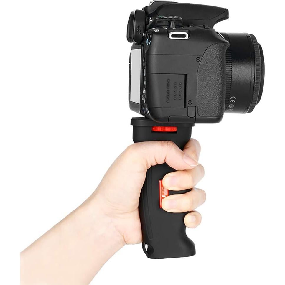 Handheld Grip 1/4" Screw for Camera Stabilizer,Smartphone Handy Grip Tripod System Compatible with DJI OSMO 360/OSMO Pocket 3/Insta 360 x 5/Xtra/Sony/Nikon/Fuji Digital Camera Video Shooting Vlog-R003
