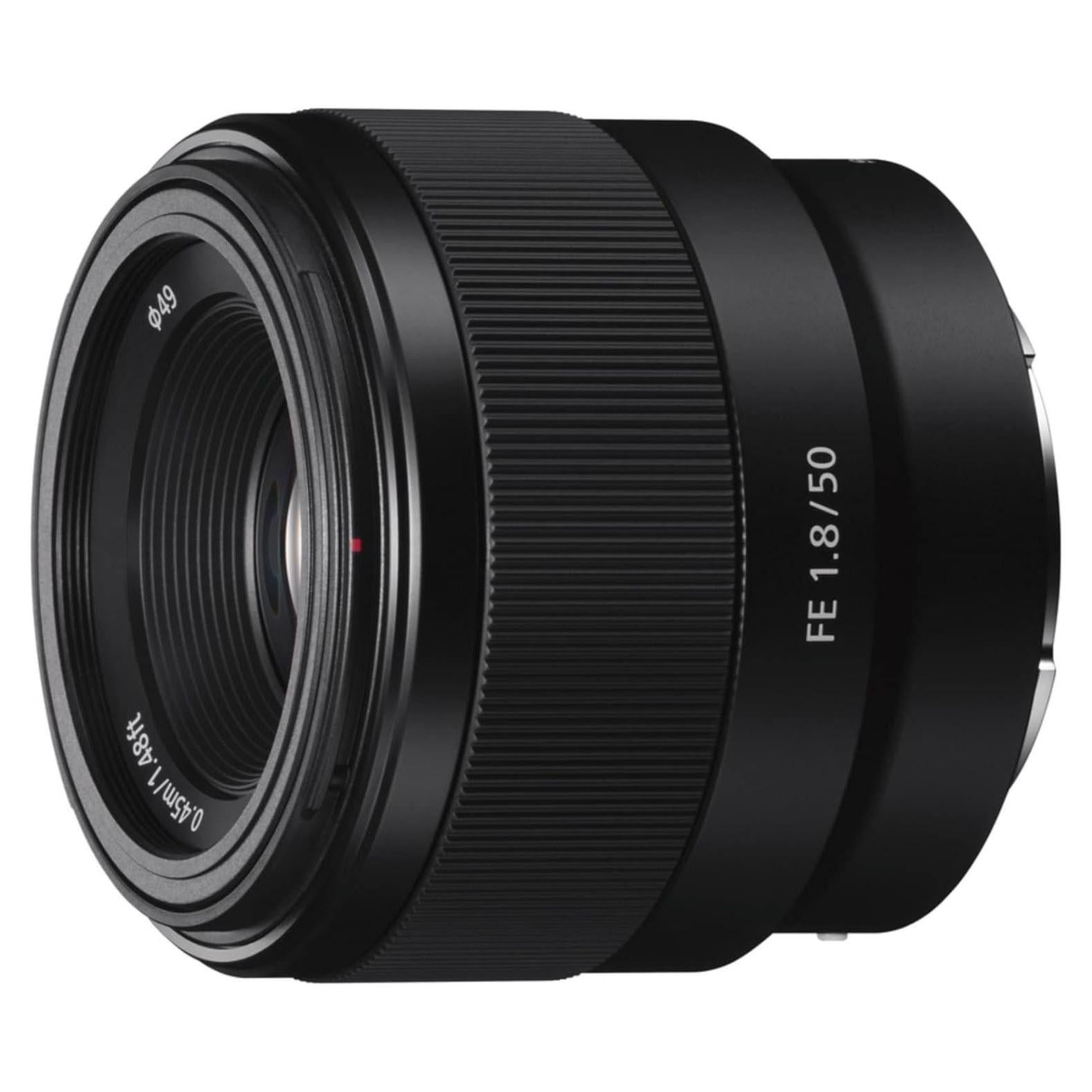FE 50mm F1.8 Standard Lens (SEL50F18F), Black