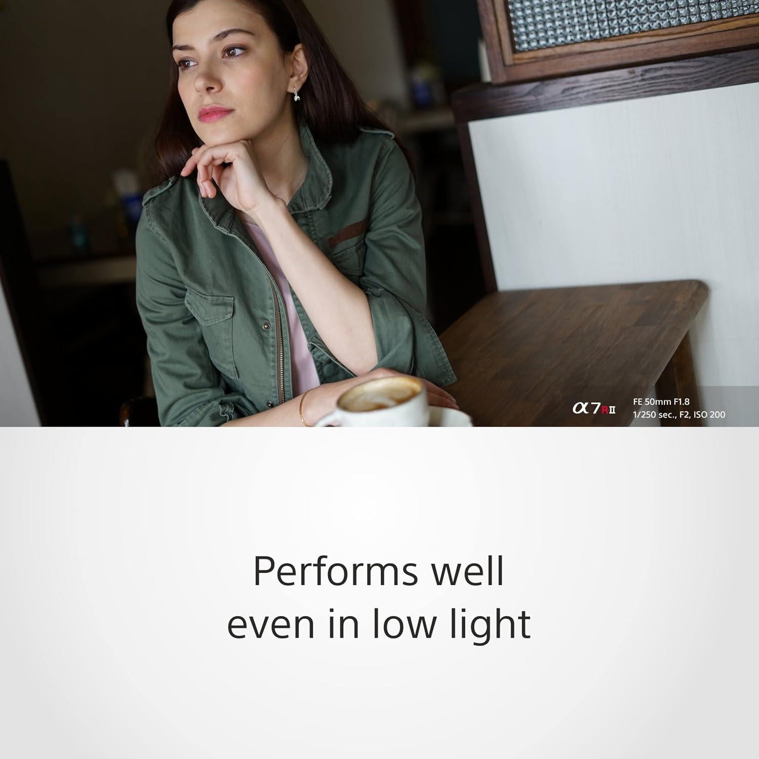 FE 50mm F1.8 Standard Lens (SEL50F18F), Black