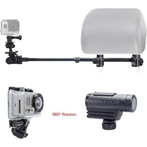 Soporte Telescópico ChargerCity para Reposacabezas GoPro