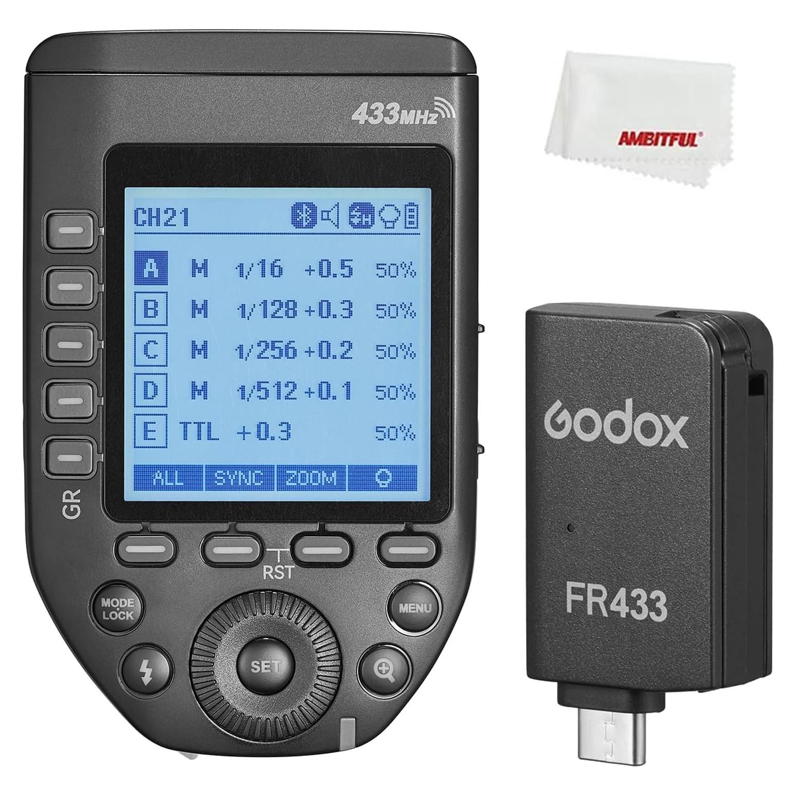 Disparador Inalámbrico TTL Godox FT433 para Cámaras Sony