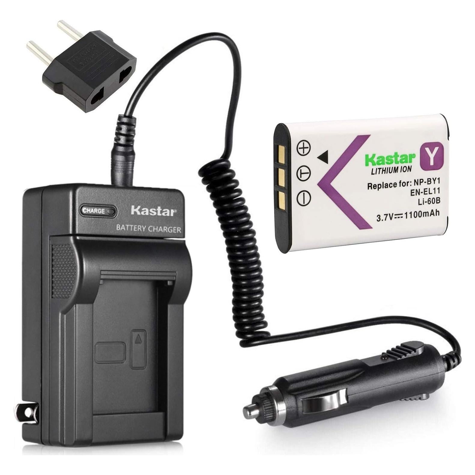 Batería Kastar NP-BY1 + Cargador Rápido para Sony HDR-AZ1