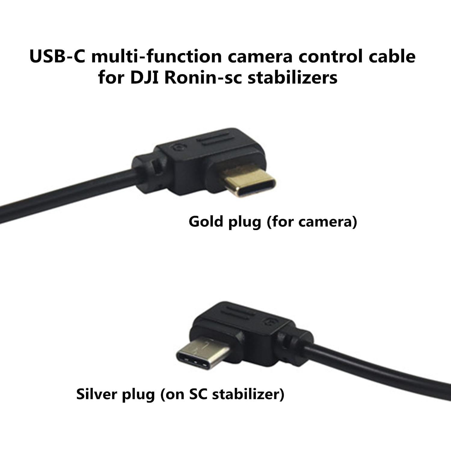 Cable de Control de Cámara USB-C para DJI Ronin-SC 35cm