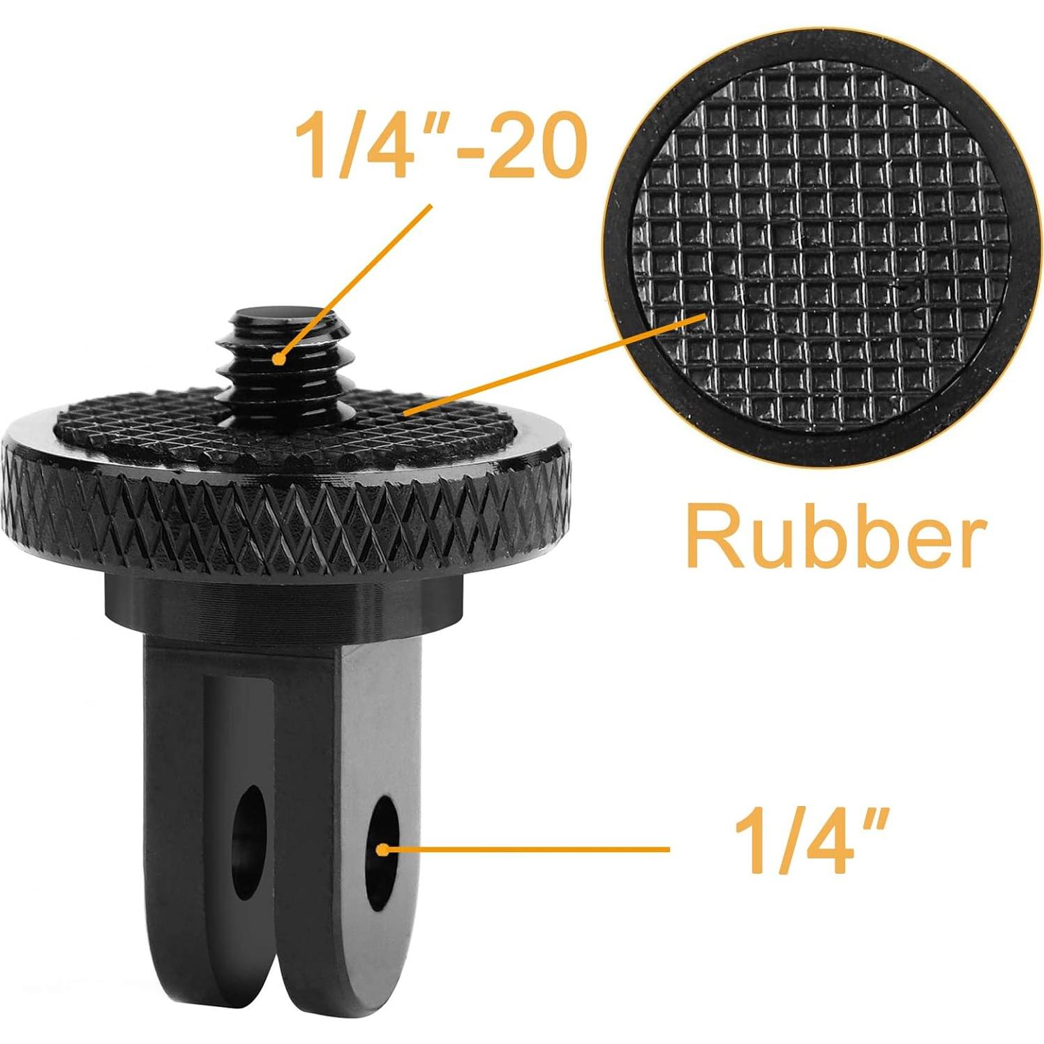 Adaptador de Montura de Trípode ChromLives 1/4" para Cámaras