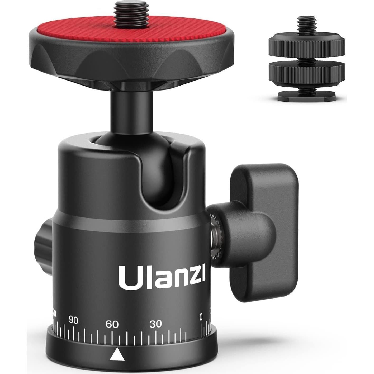 Cabezal de Bola Mini ULANZI H28 con Adaptador Dual para DSLR