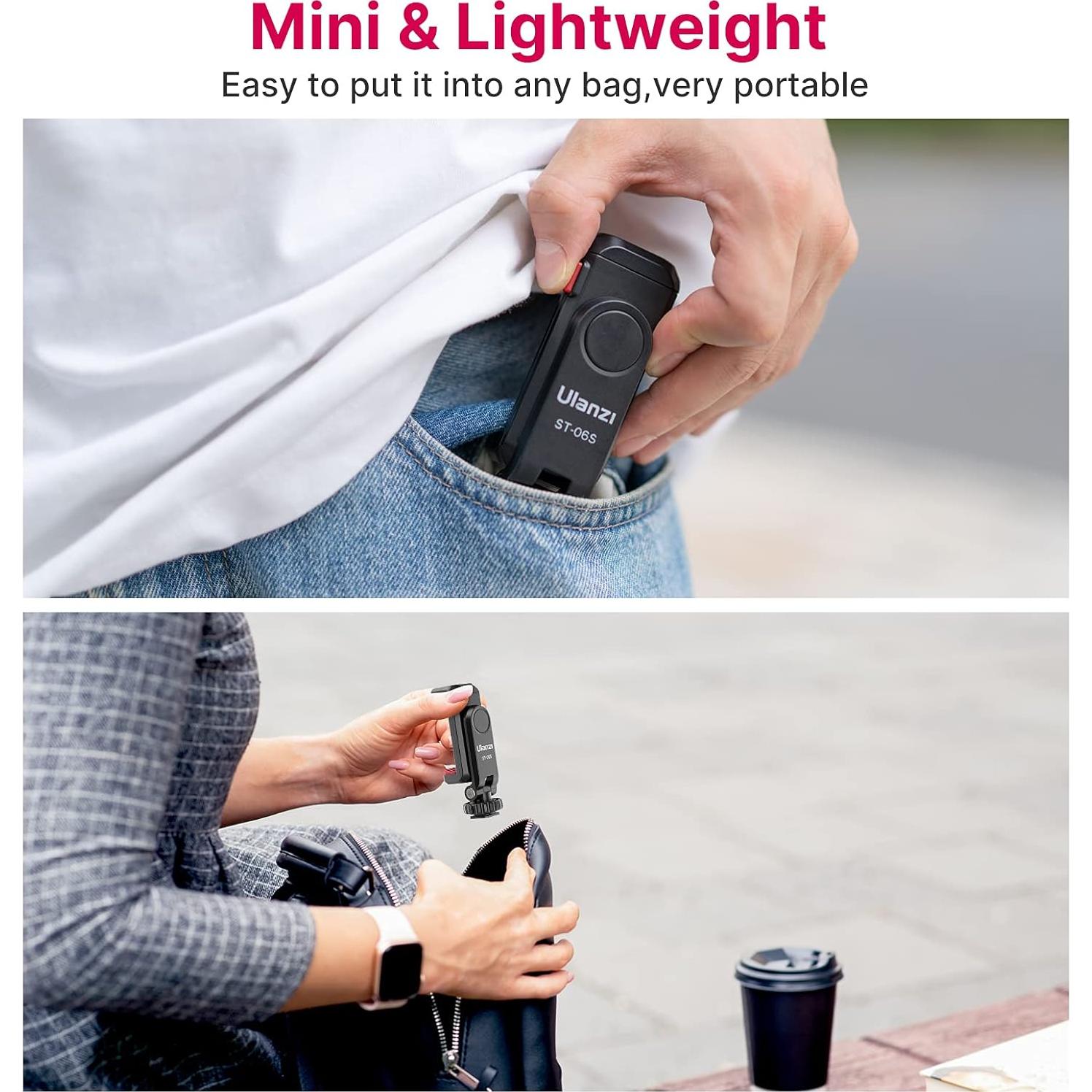 Soporte de trípode ULANZI ST-06S para teléfono y cámara