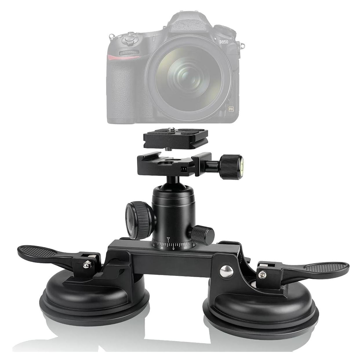 Soporte de Ventosa Fantaseal para Cámara DSLR 15kg 360°