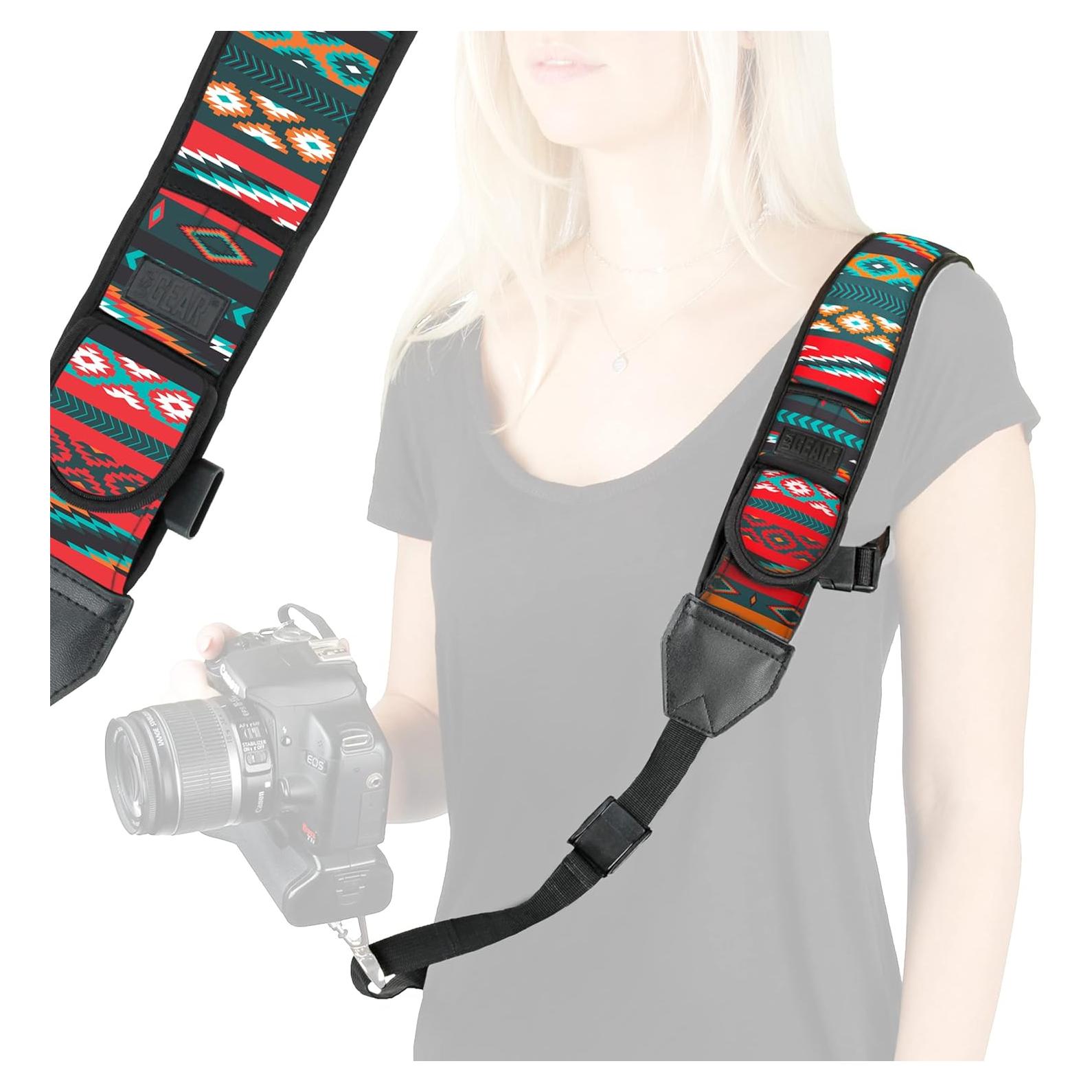 Correa Sling para Cámara USA Gear - Neopreno Ajustable, 226g
