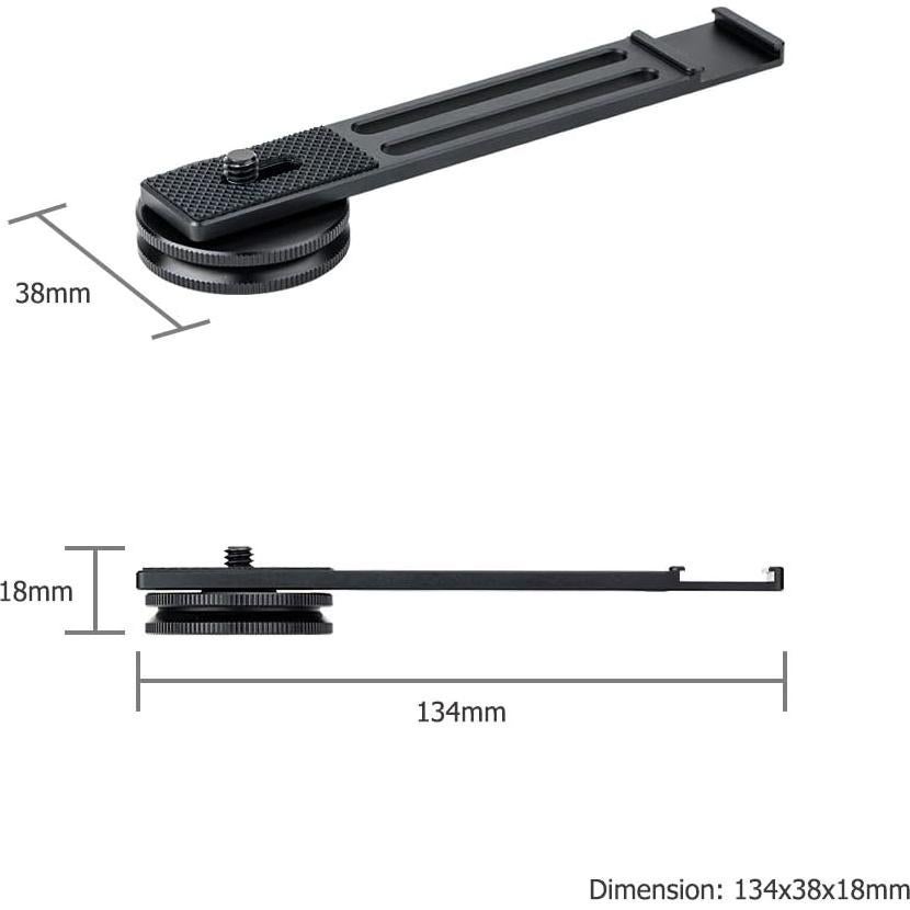 Soporte de Zapata Fría JJC para Cámaras y Smartphones