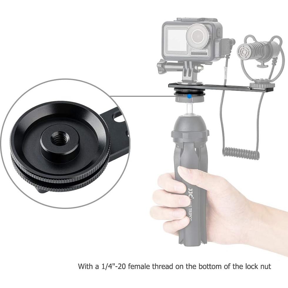 Soporte de Zapata Fría JJC para Cámaras y Smartphones