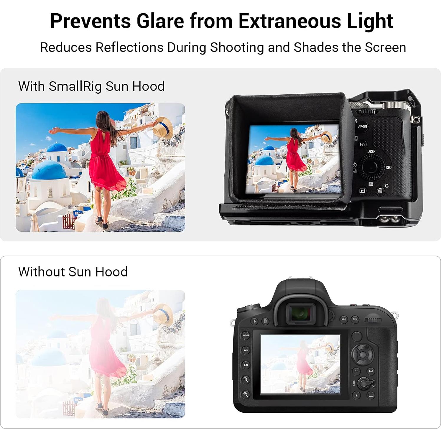 Capucha Solar SmallRig 3206 para Sony Alpha 7 IV y FX3