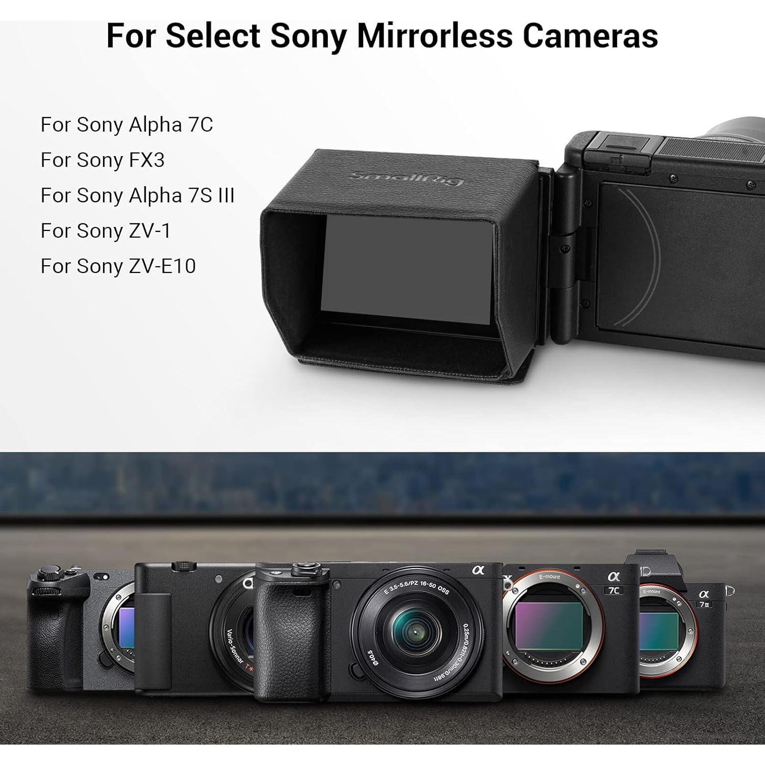 Capucha Solar SmallRig 3206 para Sony Alpha 7 IV y FX3