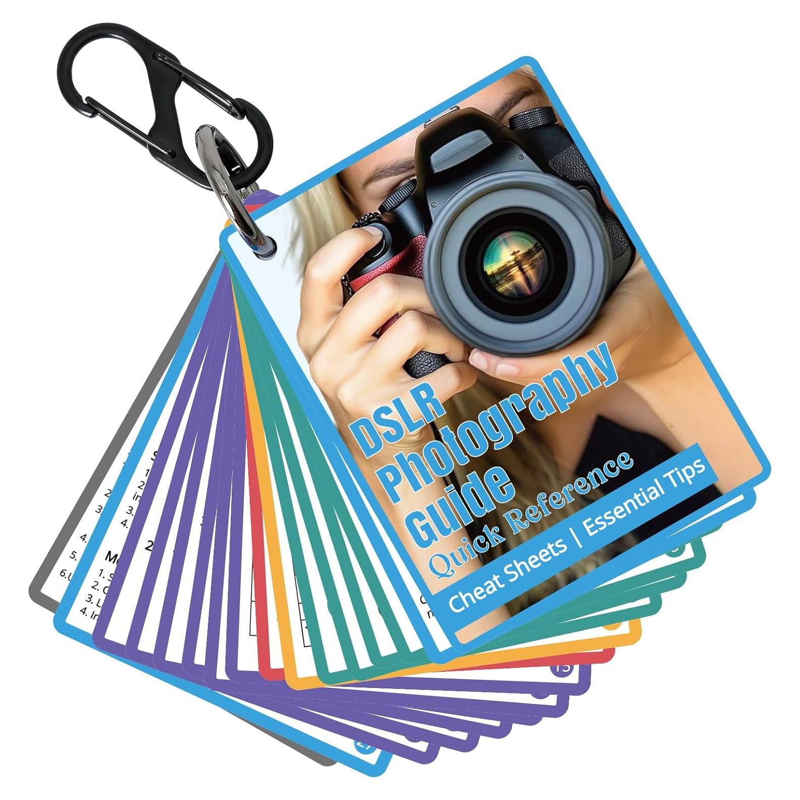 Hoja de Trucos de Fotografía DSLR OCQOTAT 10.16x17.78cm