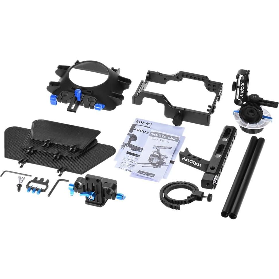 Kit de Jaula para Cámara Andoer C500 con Enfoque y Matte