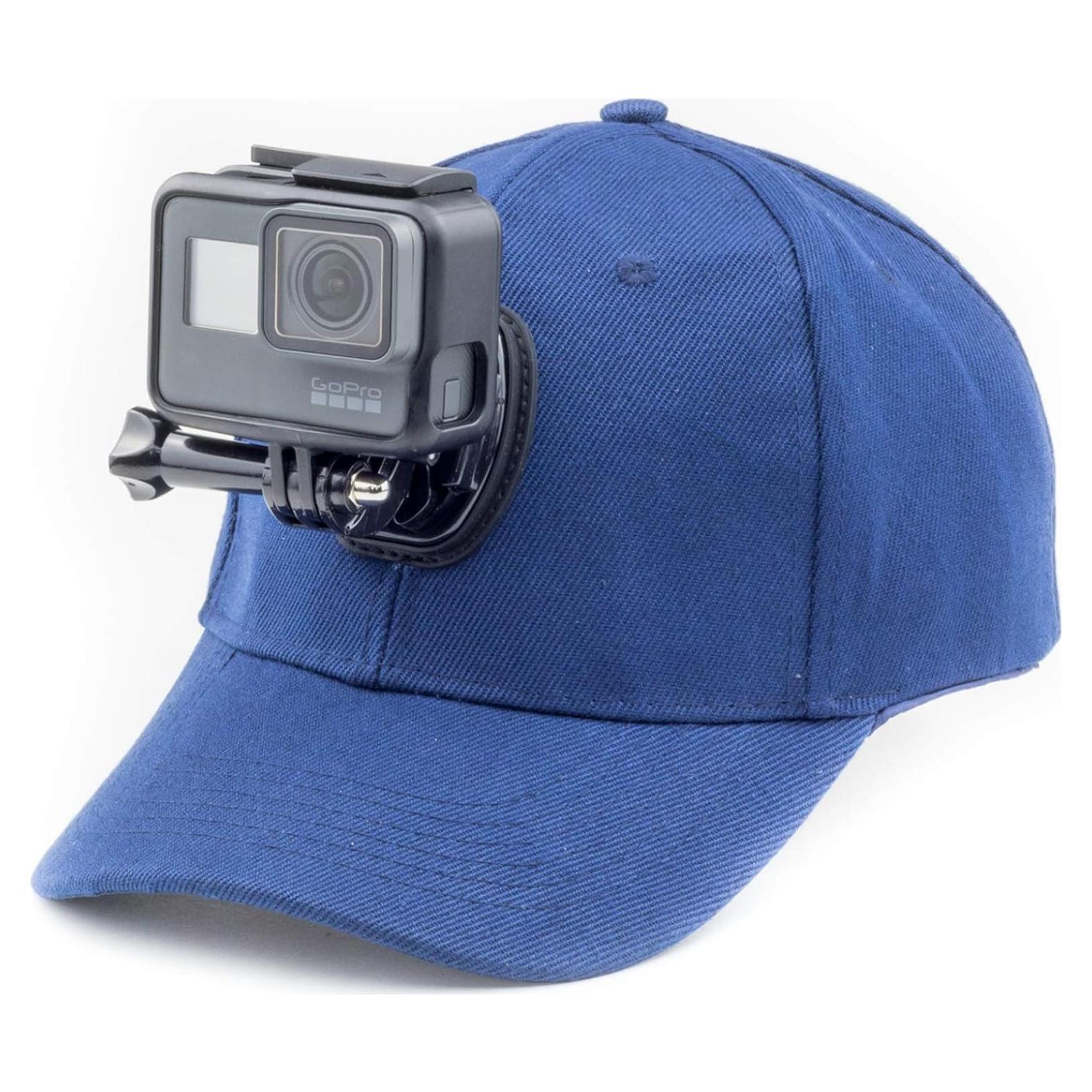 Gorra de béisbol DigiCharge con soporte para cámara GoPro