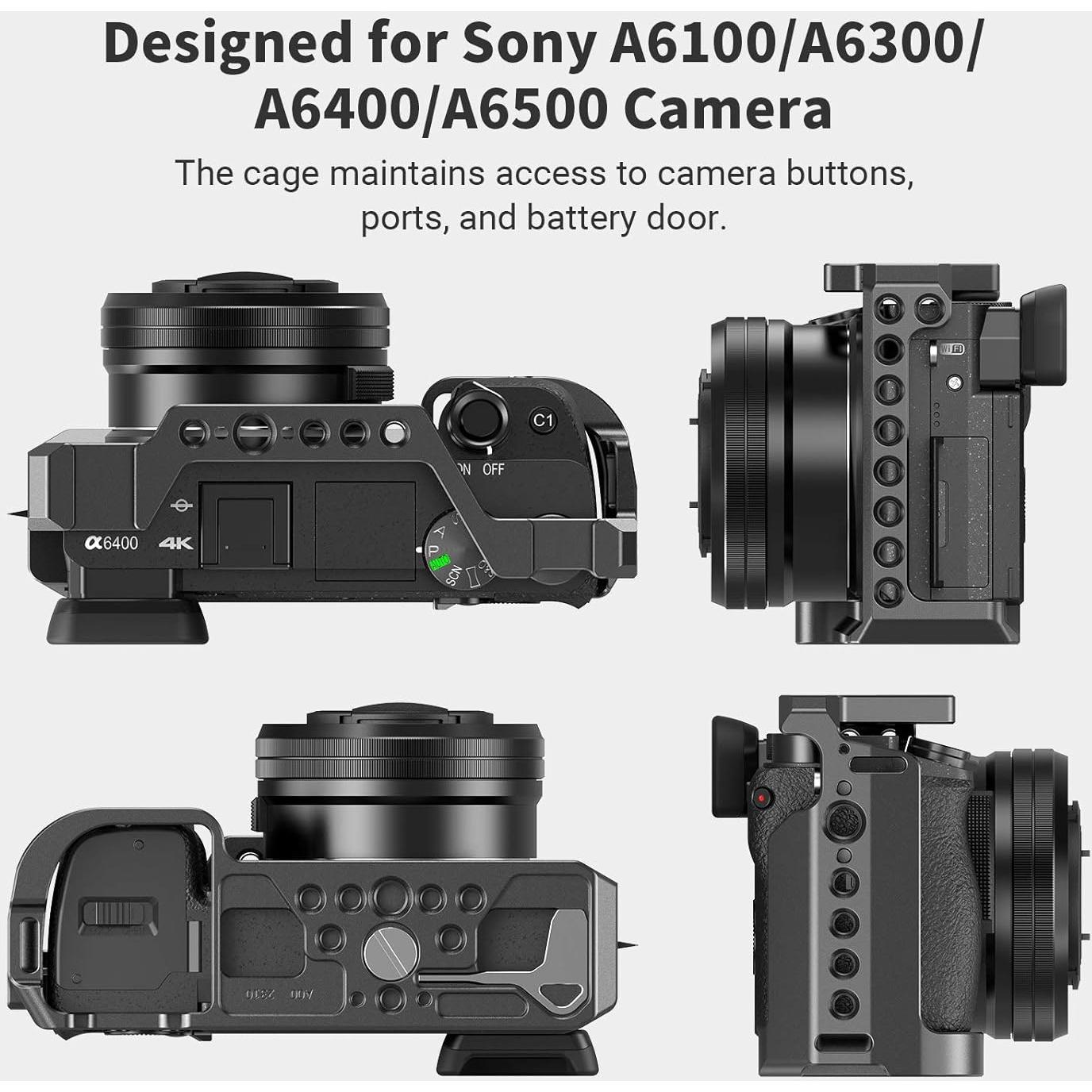 Jaula para Cámara Sony A6400 A6100 SmallRig 2310 - Protección y Montaje