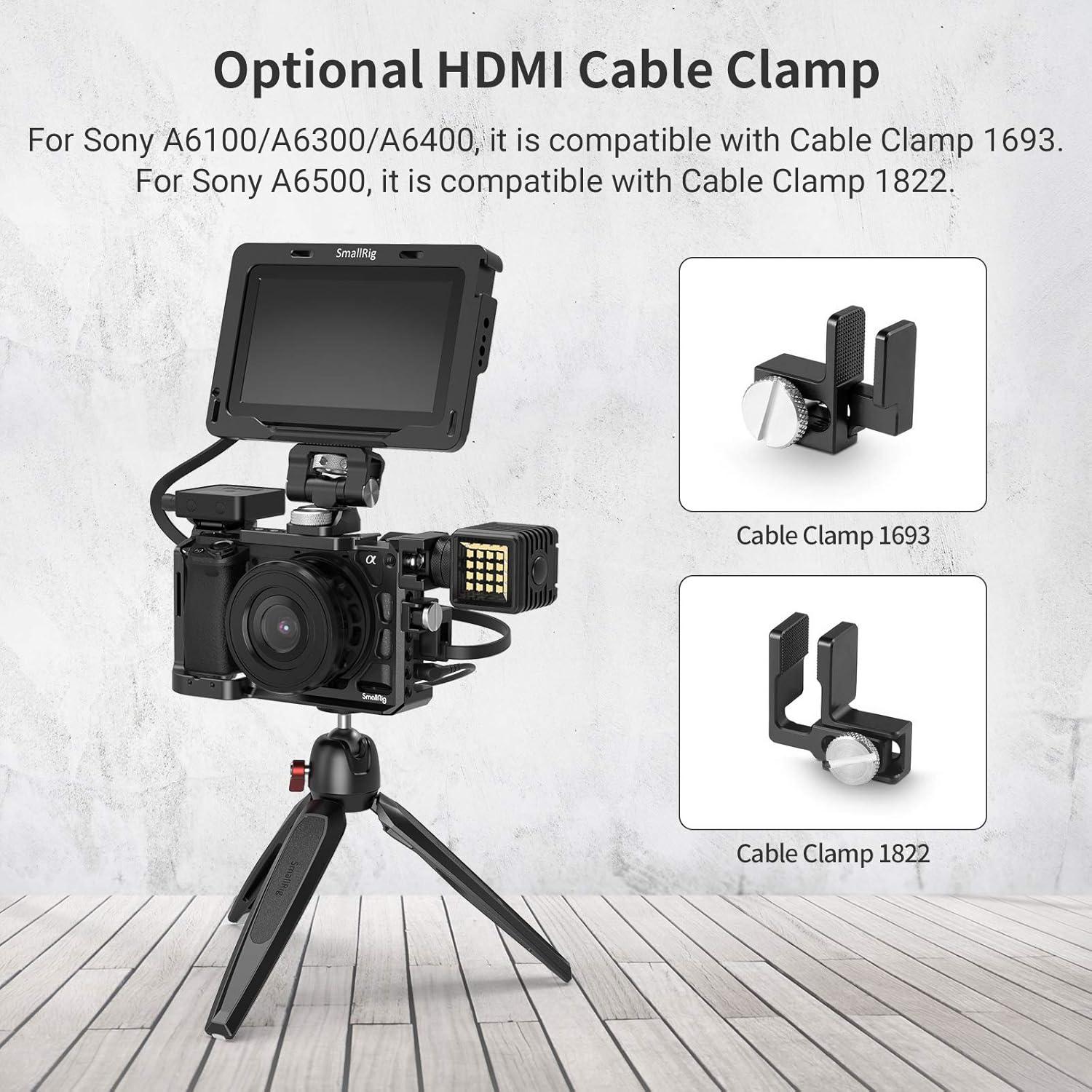 Jaula para Cámara Sony A6400 A6100 SmallRig 2310 - Protección y Montaje