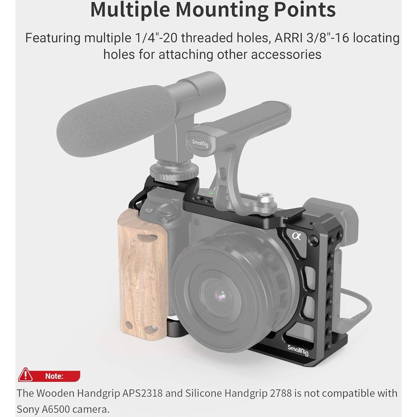 Jaula para Cámara Sony A6400 A6100 SmallRig 2310 - Protección y Montaje