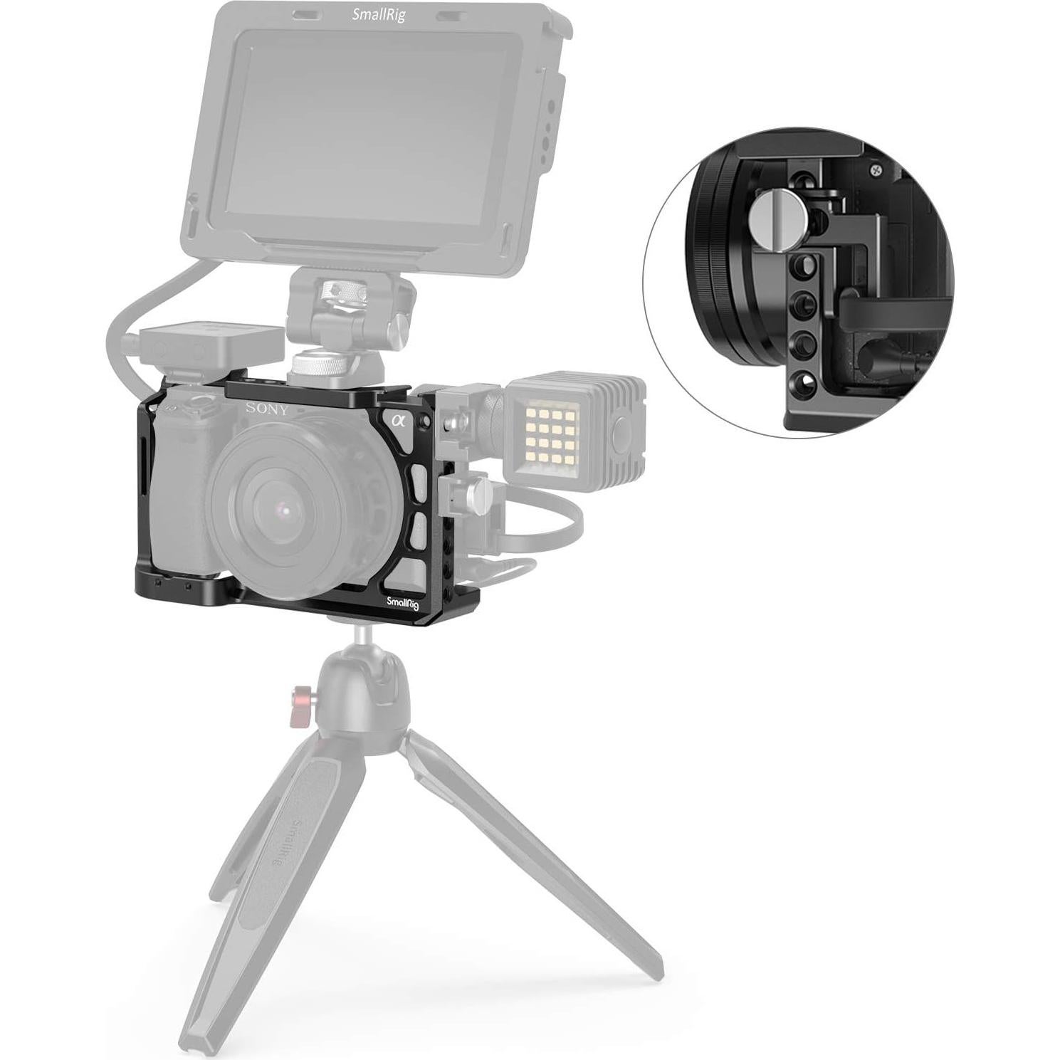 Jaula para Cámara Sony A6400 A6100 SmallRig 2310 - Protección y Montaje