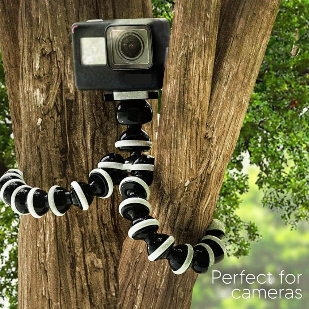 Trípode Flexible Acuvar 10" para Cámara + Adaptador GoPro