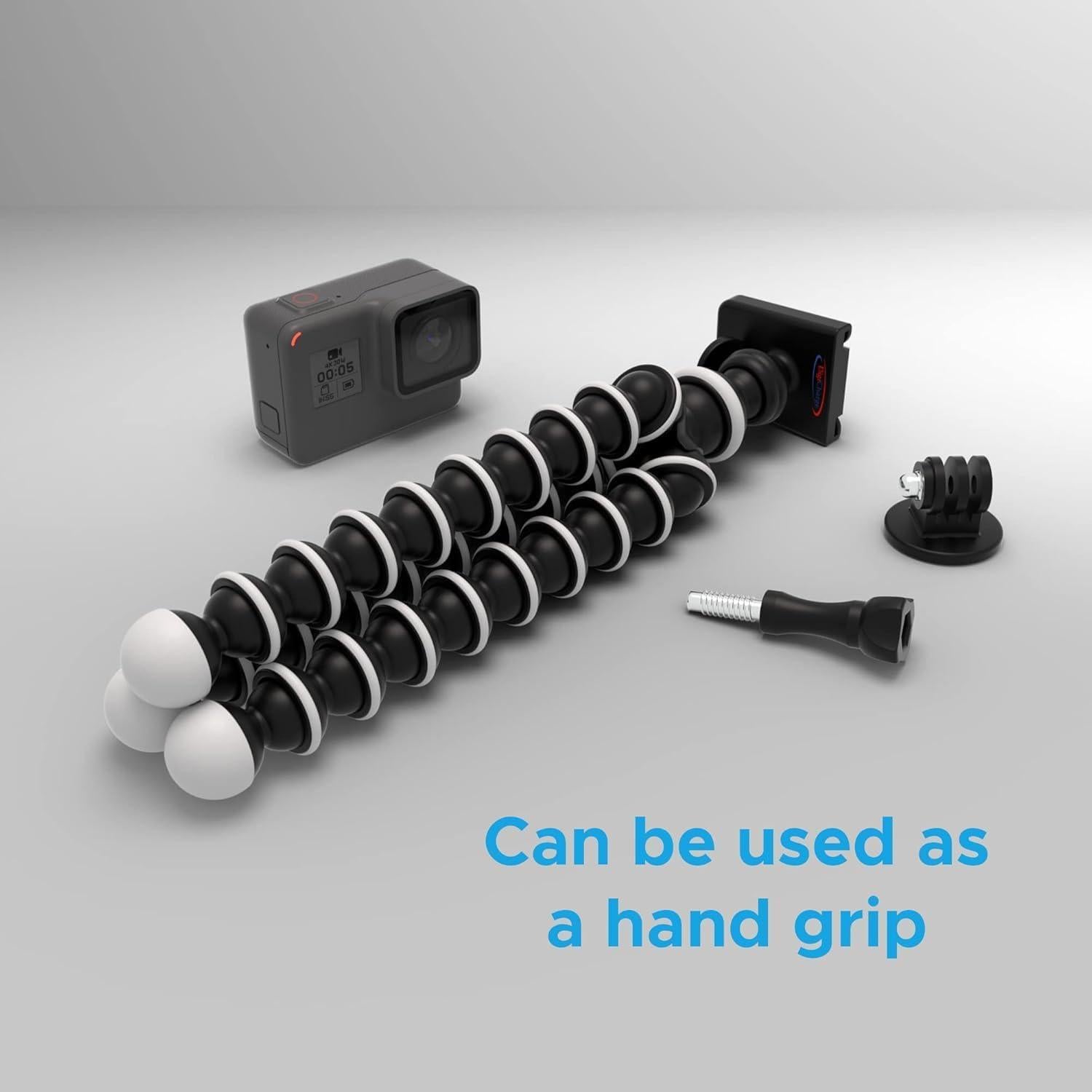 Trípode Flexible Acuvar 10" para Cámara + Adaptador GoPro