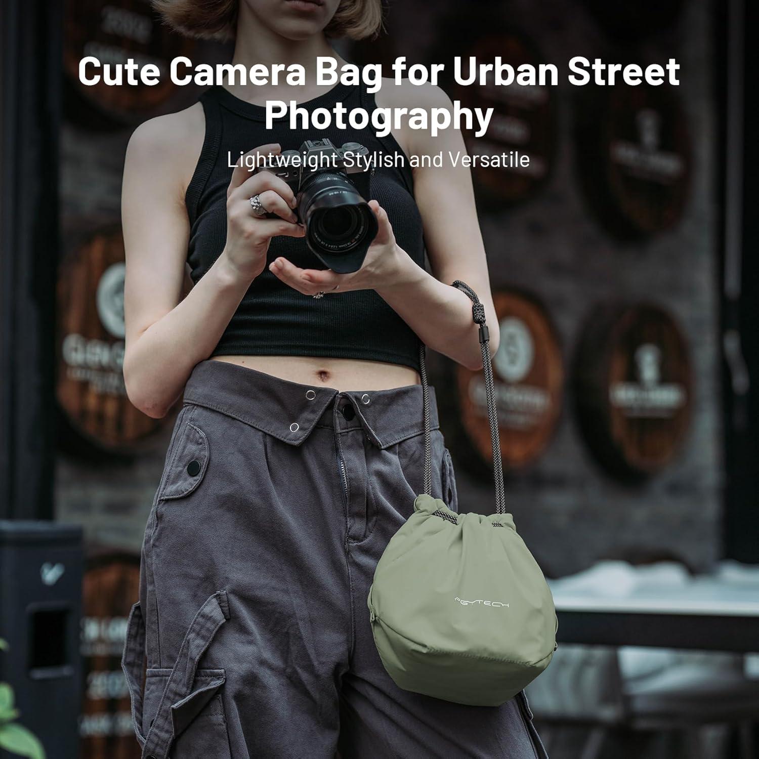 Bolsa para Cámara PGYTECH OneGo Rosa, Compatible con Sin Espejo