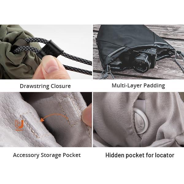 Bolsa para Cámara PGYTECH OneGo Rosa, Compatible con Sin Espejo