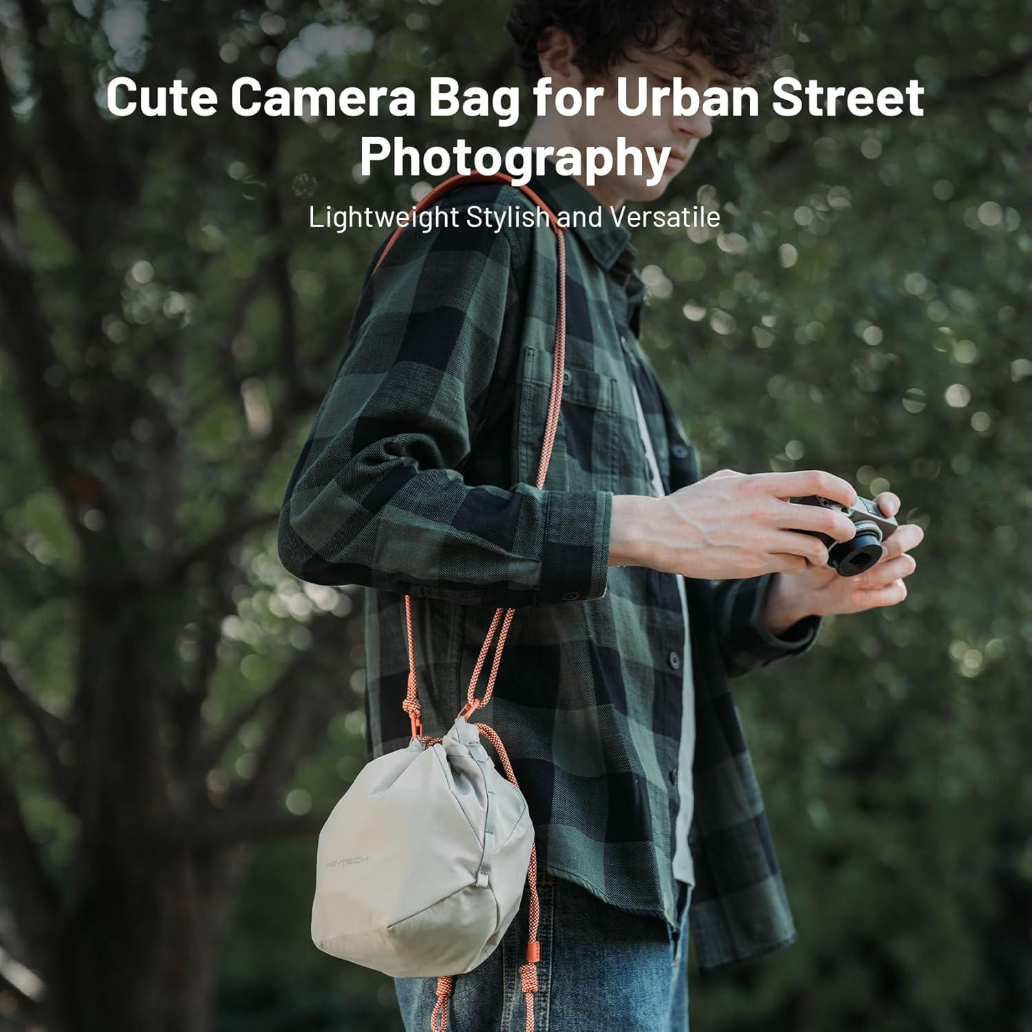 Bolsa para Cámara PGYTECH OneGo Rosa, Compatible con Sin Espejo