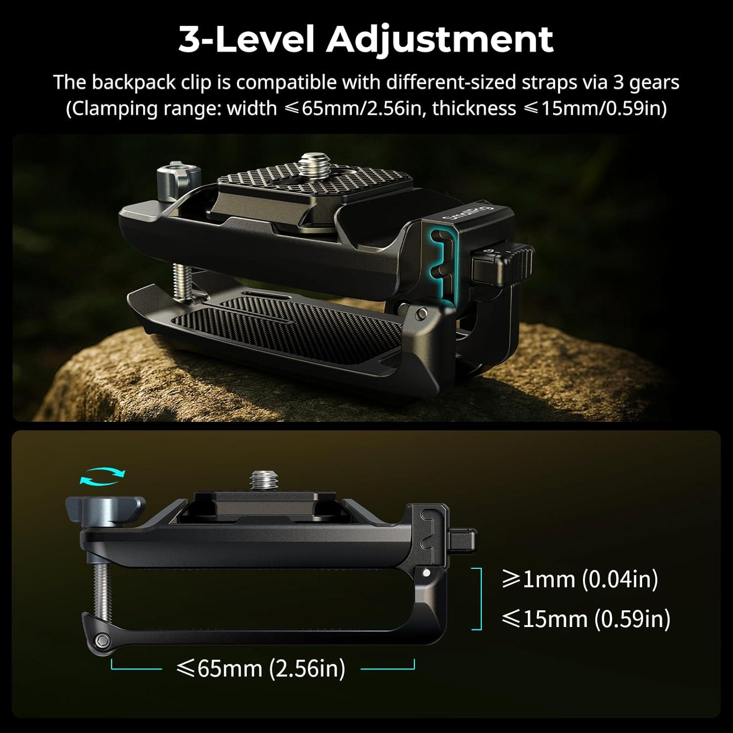 Clip de Cámara SmallRig 5053 con Placa Arca-Swiss 40kg