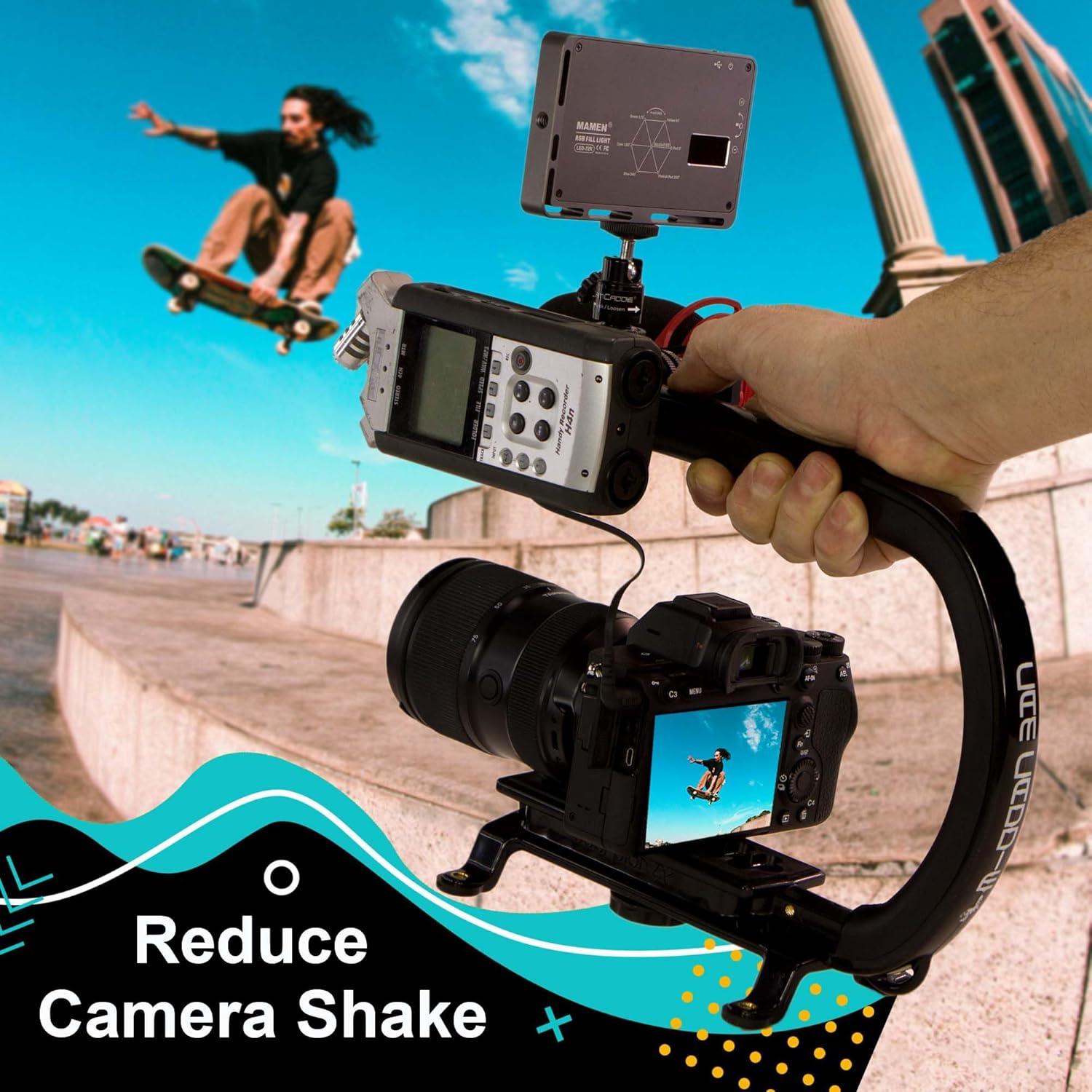 Mango Estabilizador de Cámara Scorpion EX con Zapata Fría Triple