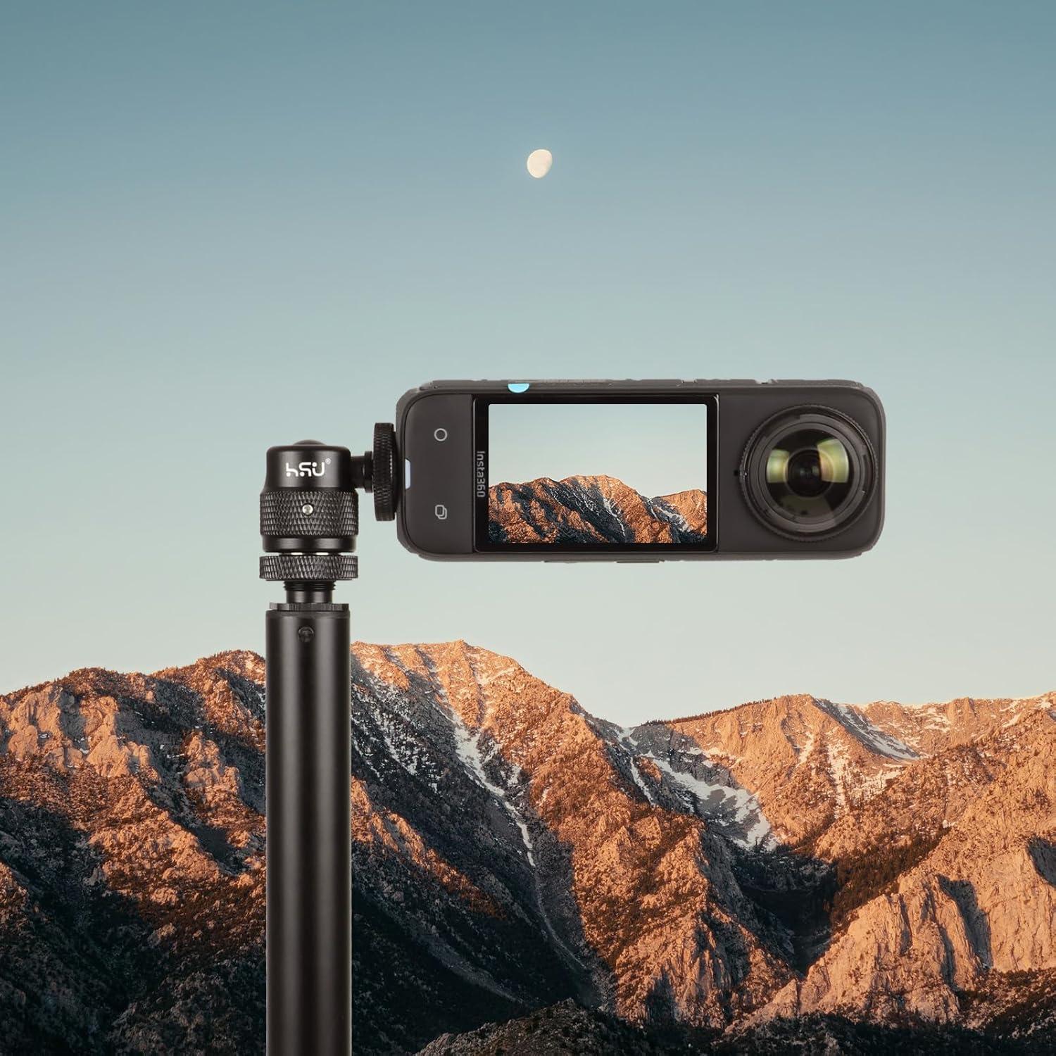 Adaptador de Montaje en Zapata Fría HSU para Trípode de Cámara