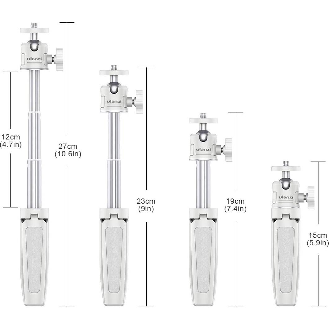 Trípode Mini ULANZI MT-08 Blanco para Cámara Compacta