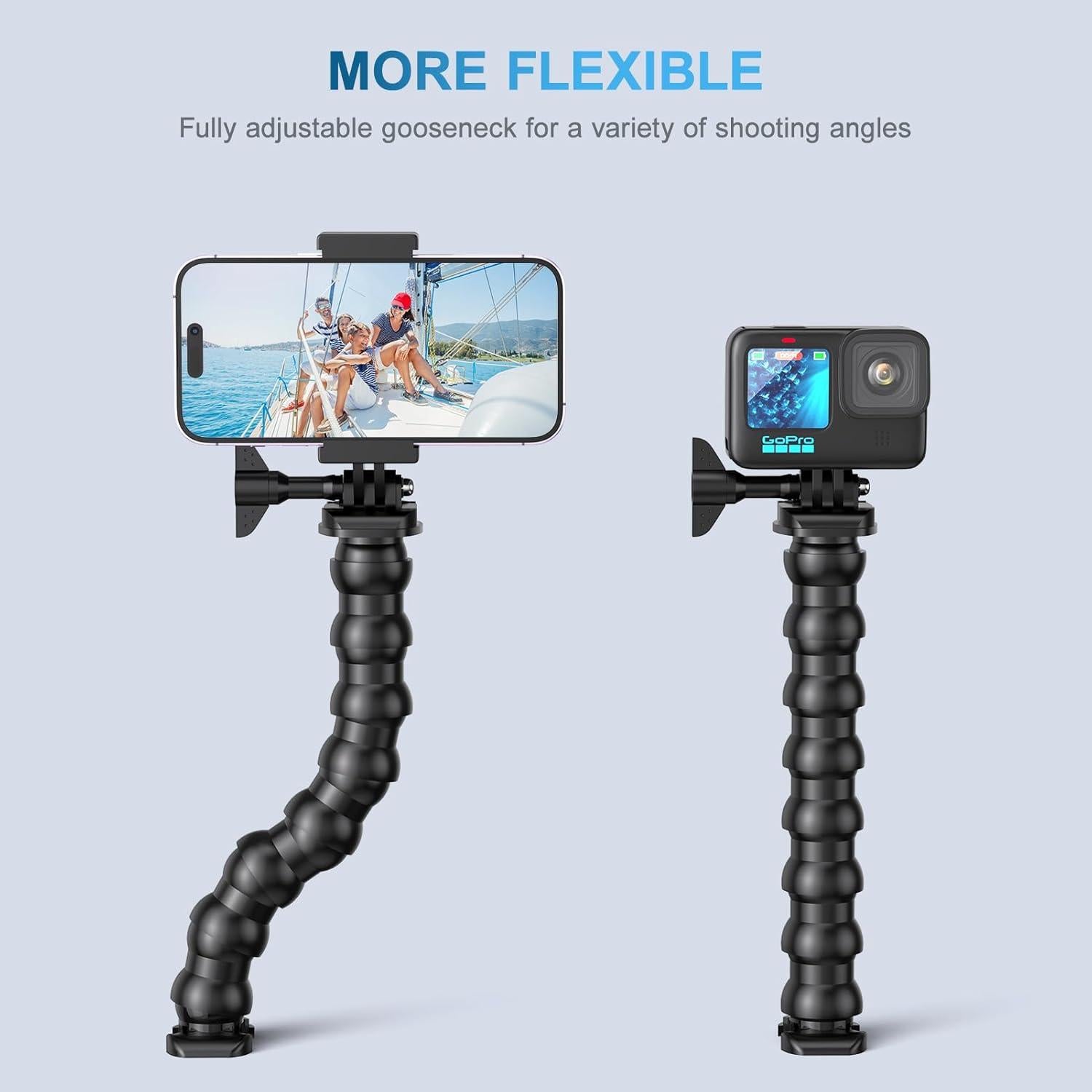 Soporte de Abrazadera Jaws Flex MiPremium para Smartphone y GoPro