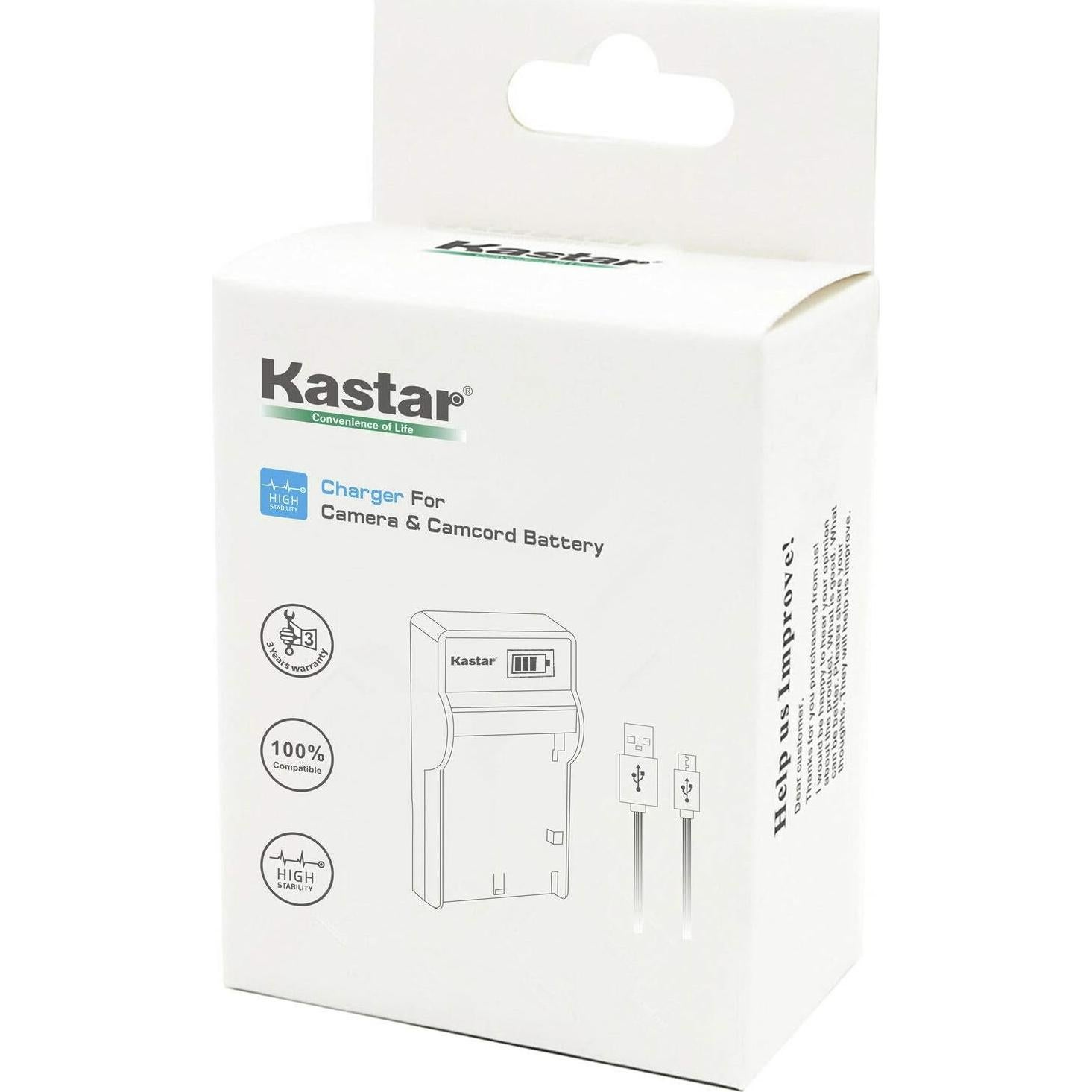 Cargador USB Kastar con 2 Baterías NP-BX1 para Sony