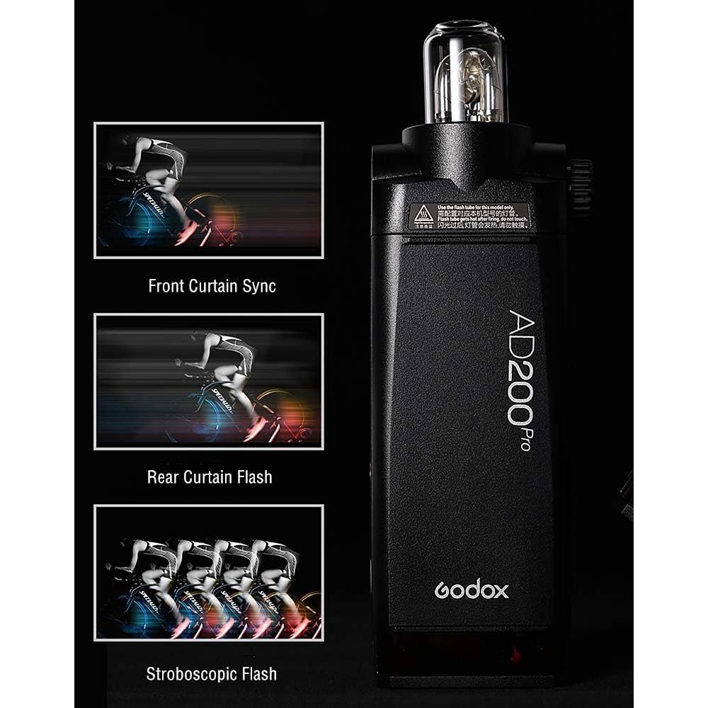 Flash Estroboscópico Godox AD200 Pro para Cámara Sony 200W TTL