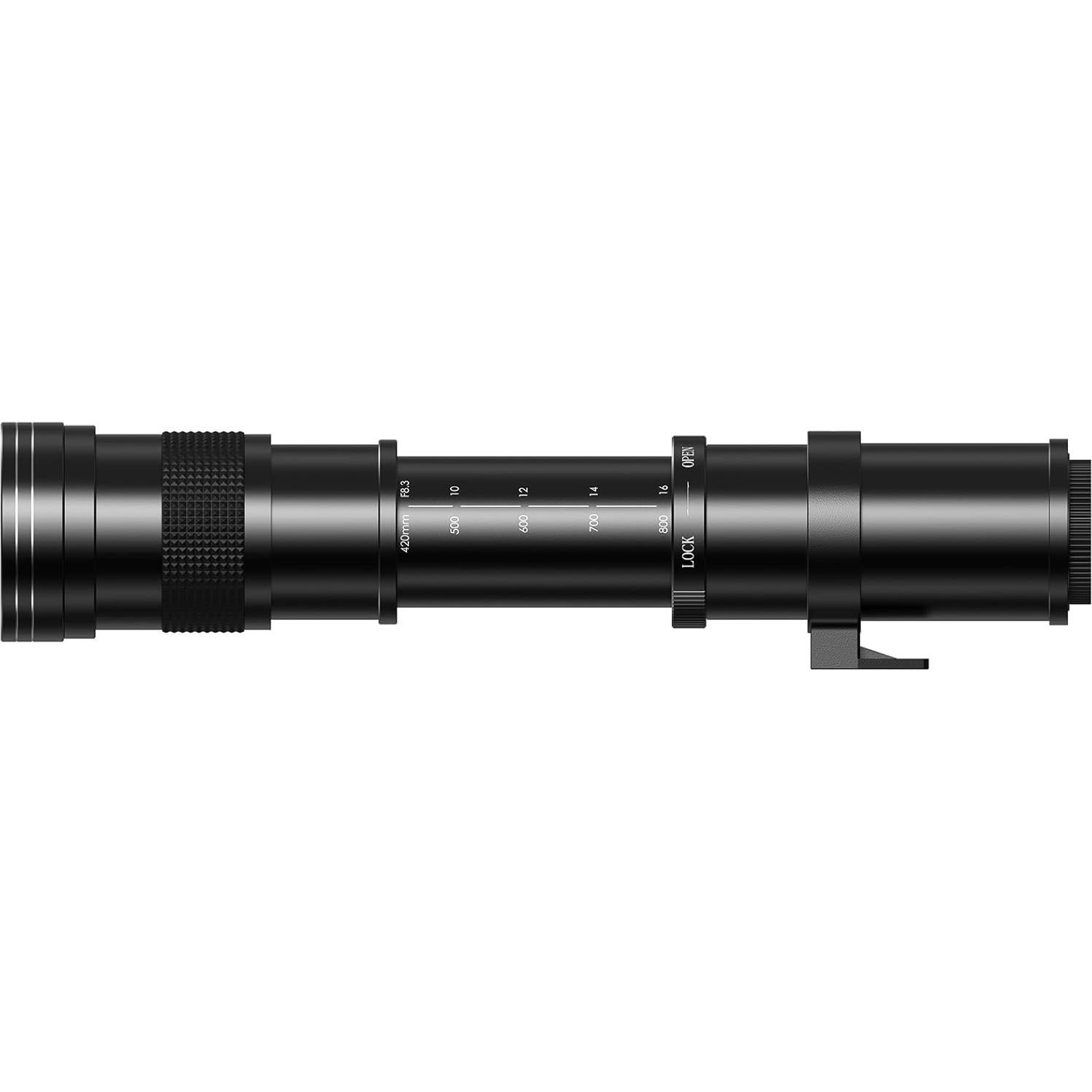 Lente Telefoto Zoom Lightdow 420-800mm F8.3 para Sony