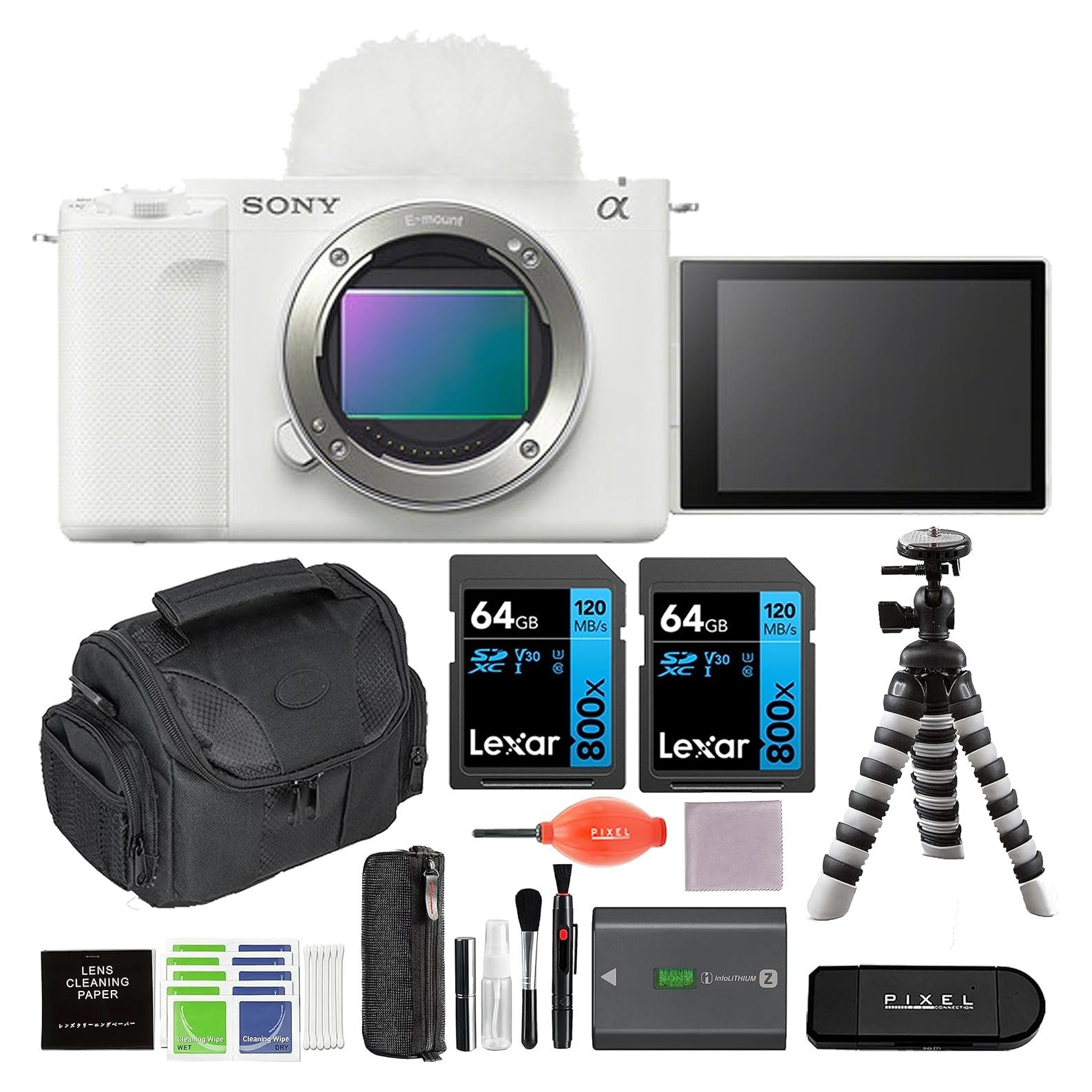 Cámara Sin Espejo Sony ZV-E1 Blanca + Accesorios 64GB