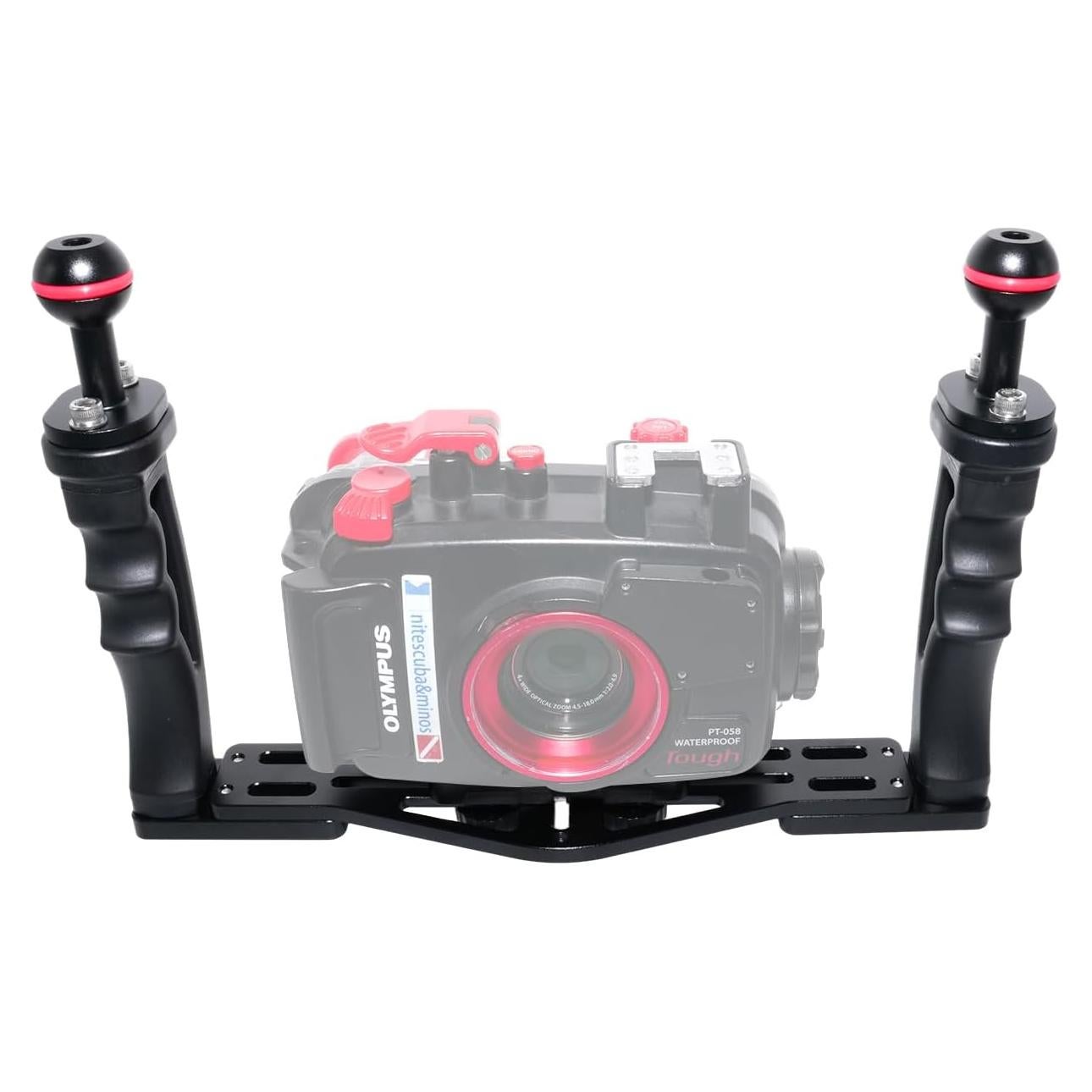 Soporte de cámara submarina Nitescuba NS10 con mango extensible