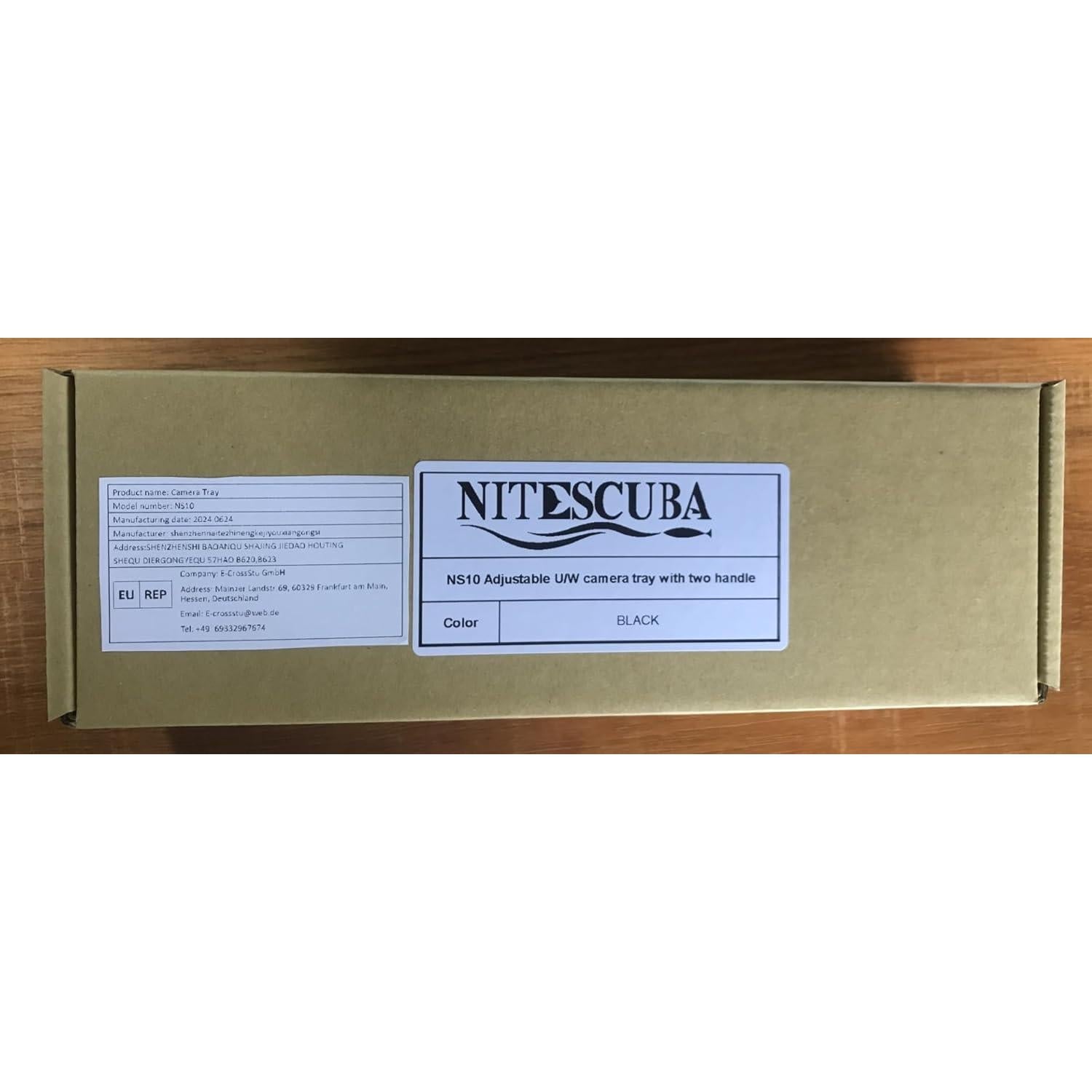 Soporte de cámara submarina Nitescuba NS10 con mango extensible