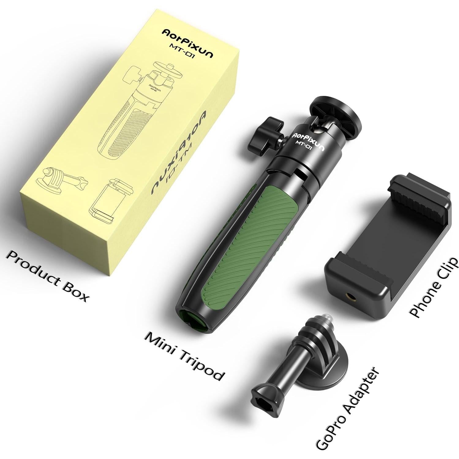 Mini Trípode Portátil AorPixun MT-01 para Cámara 32cm