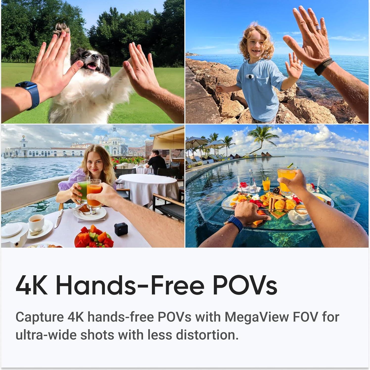 Cámara de Acción Insta360 GO 3S 128GB Negra 4K Estabilizada