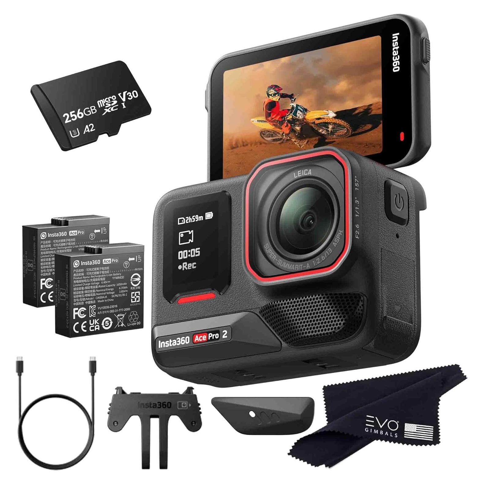 Cámara de Acción Insta360 Ace Pro 2 8K 256GB Impermeable