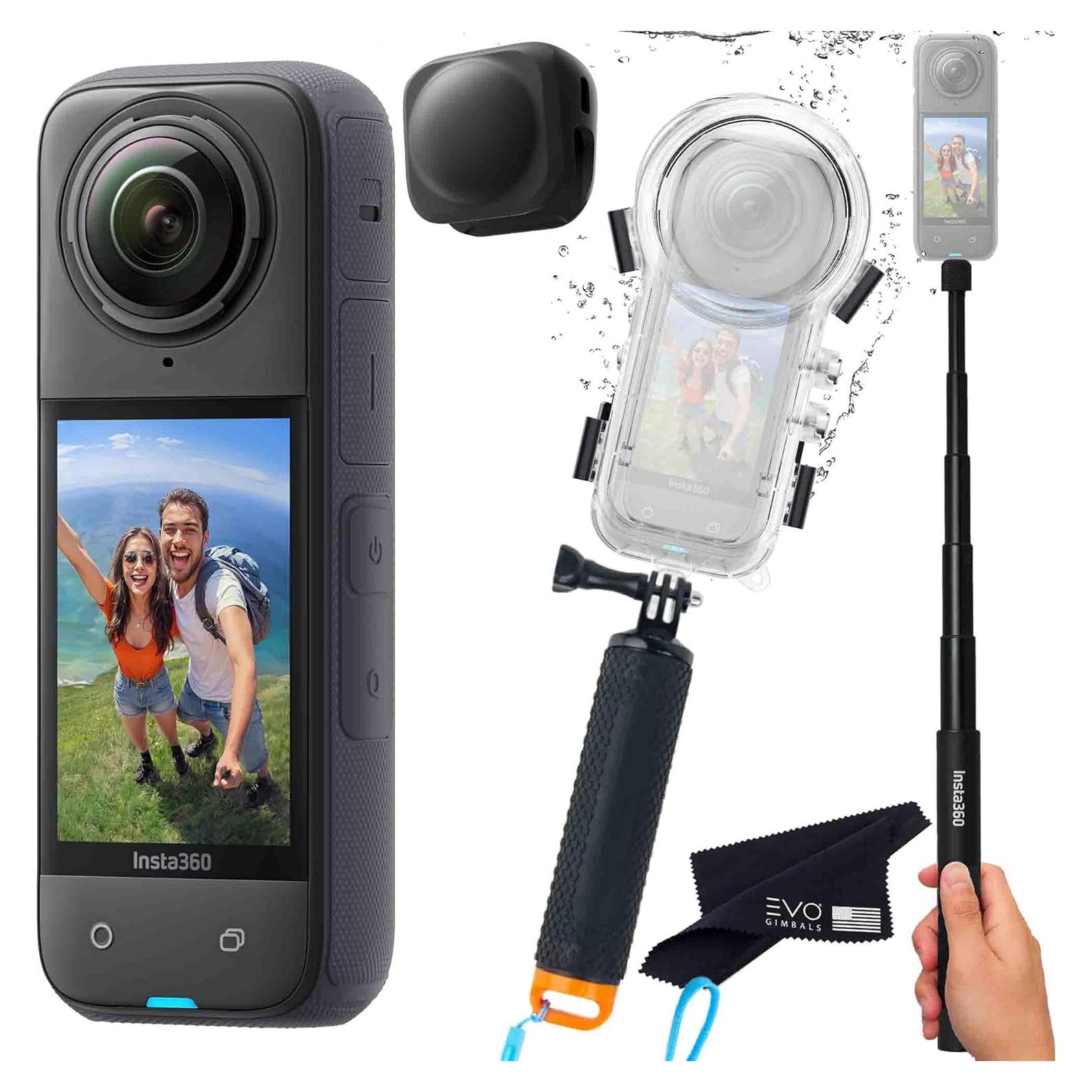 Cámara de Acción 360 Insta360 X4 con Paquete de Buceo