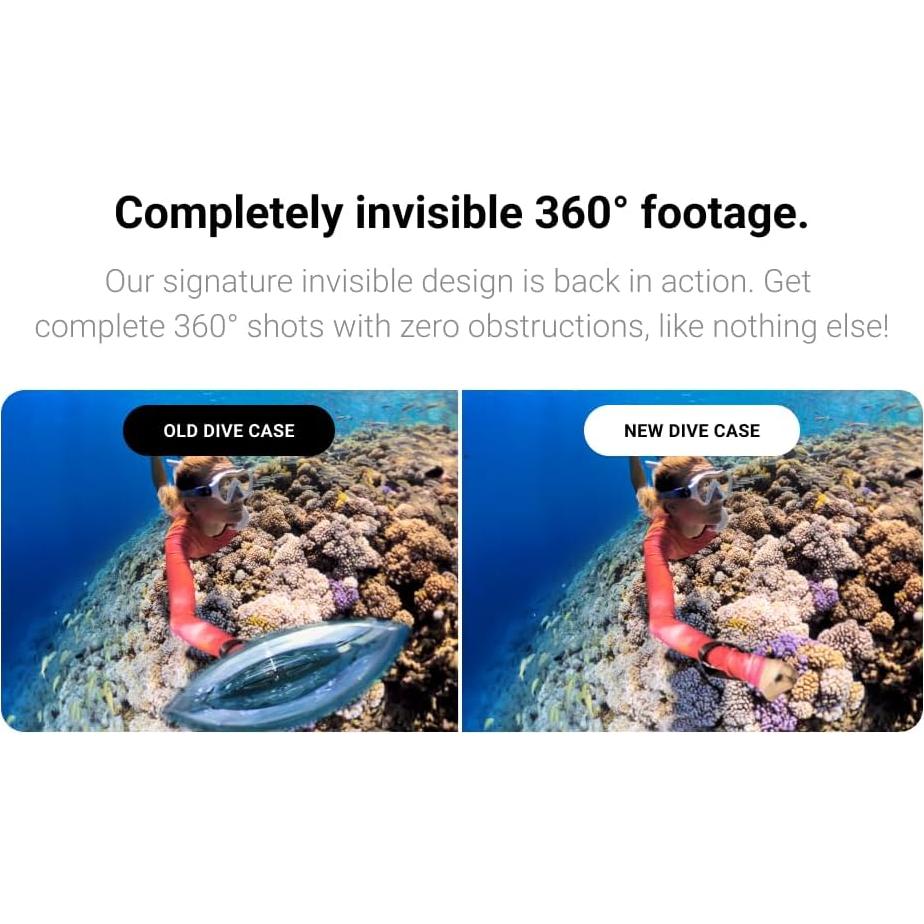 Cámara de Acción 360 Insta360 X4 con Paquete de Buceo