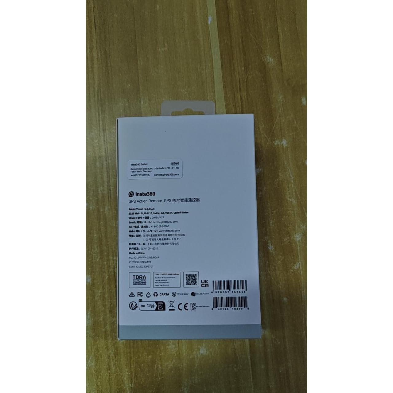 Control Remoto GPS Insta360 CINSAAVA - Impermeable IP67