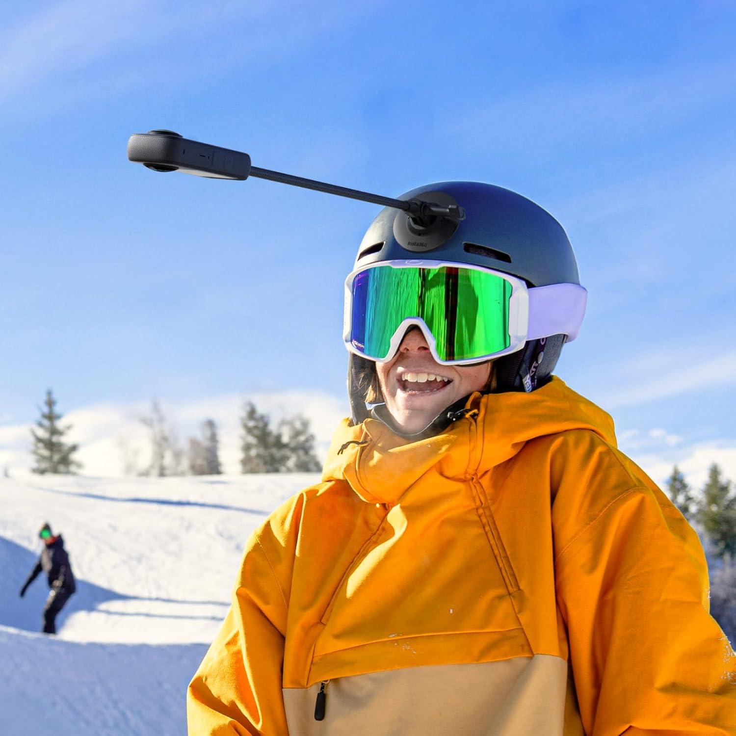 Cámara de acción 360 Insta360 X3 5.7K HDR 72MP con accesorios