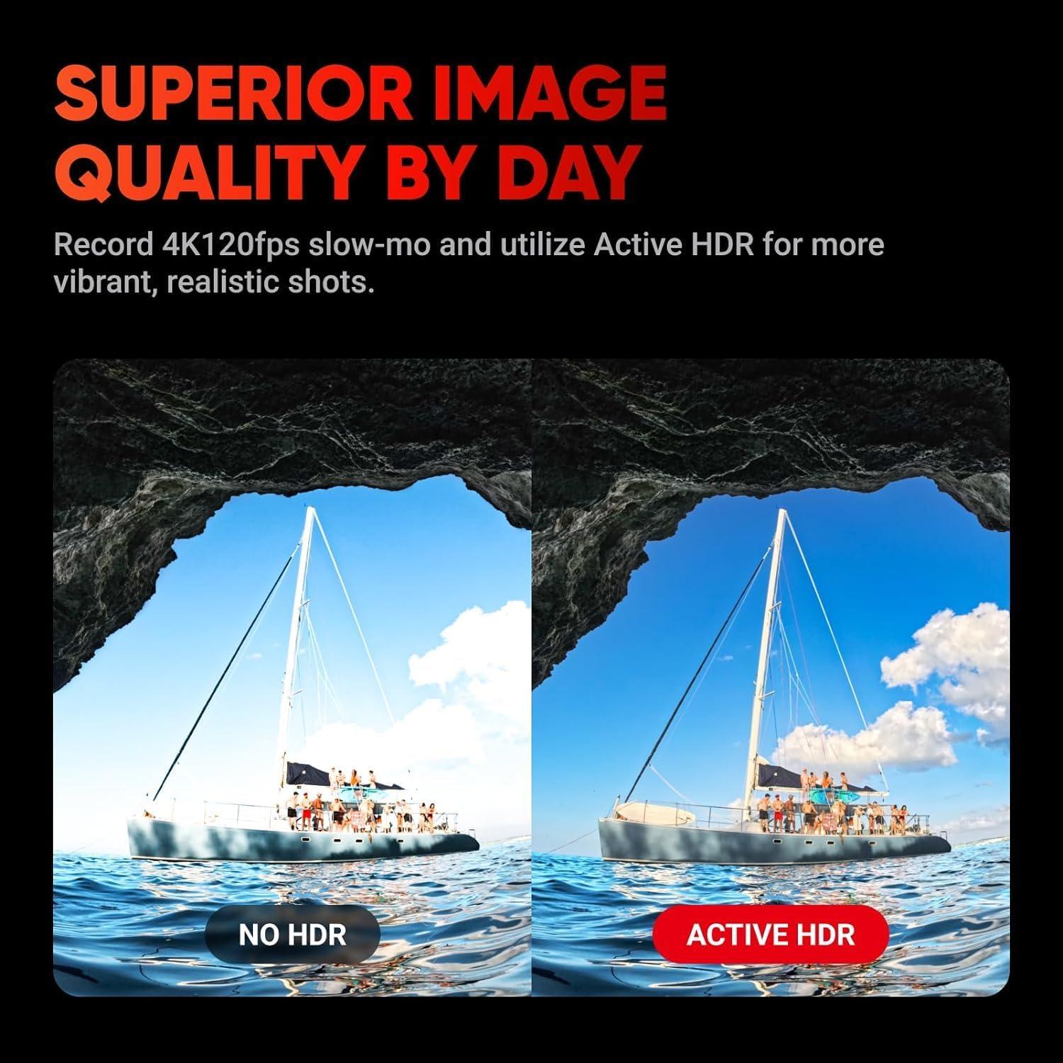 Insta360 Ace Pro - Waterproof Action Camera Co-Engineered with Leica, Flagship 1/1.3"" Sensor, 8K24, 4K120fps, 48MP, Active HDR, 2.4"" Flip Screen|Bundle Includes Multi Mount, 256GB Card, Black